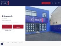 Website Screenshot CJ Hole Bishopsworth Lettings & Estate Agents
