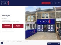 Website Screenshot CJ Hole Brislington Lettings & Estate Agents