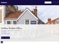 Website Screenshot Mullucks Part of Hunters Estate Agents Saffron Walden