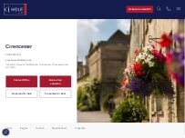 Website Screenshot CJ Hole Cirencester Lettings & Estate Agents