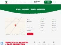 Website Screenshot SPAR - Harvest - East Bridgeford