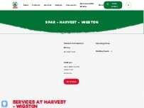 Website Screenshot SPAR - Harvest - Wigston