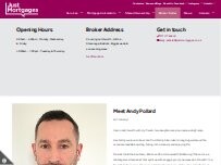 Website Screenshot Andy Pollard Just Mortgages