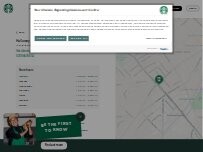 Website Screenshot Starbucks
