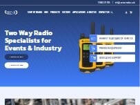Website Screenshot Contact Radio Communications Ltd