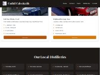 Website Screenshot Cuthil Cabs & Tours Keith