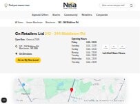 Website Screenshot Gn Retailers Ltd