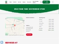 Website Screenshot SPAR Pinkie Farm Convenience Store