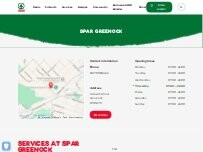 Website Screenshot SPAR Greenock