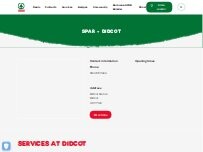 Website Screenshot SPAR - Didcot