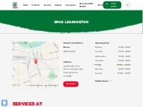 Website Screenshot SPAR Leamington