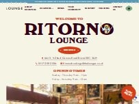 Website Screenshot Ritorno Lounge