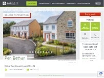Website Screenshot Barratt Homes - Pen Bethan