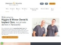 Website Screenshot Higgins & Winter Dental & Implant Clinic