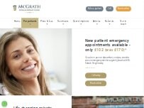 Website Screenshot McGrath Dental & Implant Clinic