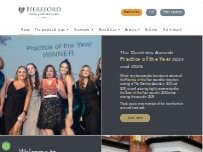 Website Screenshot Hereford Dental & Implant Clinic