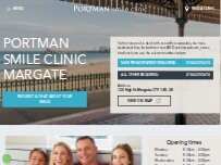 Website Screenshot Portman Smile Clinic Margate