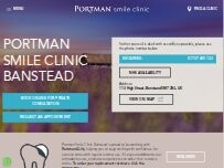 Website Screenshot Portman Smile Clinic Banstead