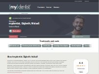 Website Screenshot mydentist, Digbeth, Walsall