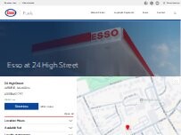 Website Screenshot Esso