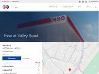 Website Screenshot Esso