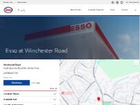 Website Screenshot Esso