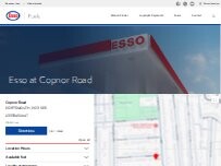 Website Screenshot Esso