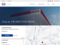 Website Screenshot Esso