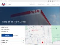 Website Screenshot Esso