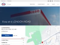 Website Screenshot Esso