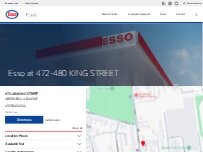 Website Screenshot Esso