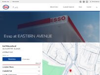 Website Screenshot Esso