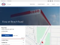 Website Screenshot Esso