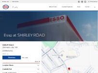 Website Screenshot Esso