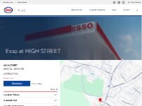 Website Screenshot Esso