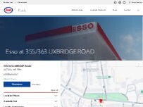 Website Screenshot Esso