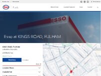 Website Screenshot Esso