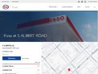 Website Screenshot Esso