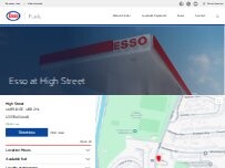 Website Screenshot Esso