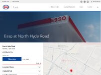 Website Screenshot Esso