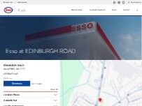 Website Screenshot Esso