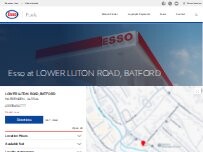 Website Screenshot Esso