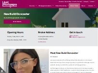 Website Screenshot Just Mortgages New Build Doncaster