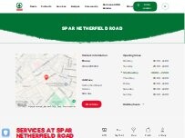 Website Screenshot SPAR Netherfield Road