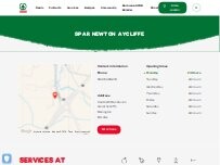 Website Screenshot SPAR Newton Aycliffe