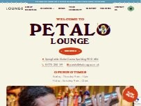Website Screenshot Petalo Lounge