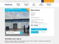 Website Screenshot Pickfords Self Storage