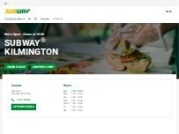 Website Screenshot Subway