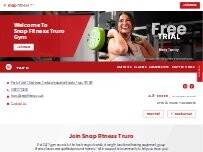 Website Screenshot Snap Fitness Truro