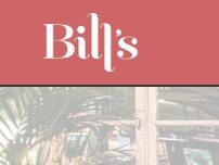 Website Screenshot Bill's Brighton Restaurant